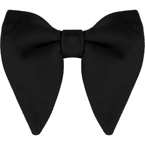 Allegra K Solid Pre-tied Bow Ties for Women Men Formal Party Prom Bowties Velvet
