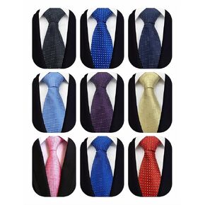 WeiShang Classic Men's Silk Tie Necktie Woven JACQUARD Neck Ties
