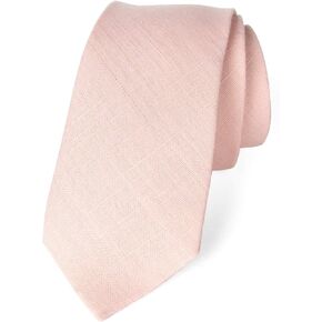 Spring Notion Men's Linen Blend Skinny Necktie
