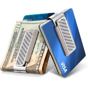 M-Clip Carbon Fiber Money Clip, Cash and Credit Card Holder, Minimalist Wallet Alternative in Saudi Arabia