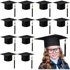 Berlune 2024 Preschool Grad Caps Bulk Kindergarten Graduation Cap Child Size Grad Hats with Metal 2024 Tassel for Preschool in Saudi Arabia