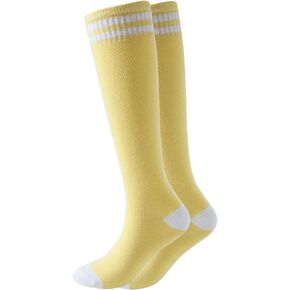 Knee High Socks for Kids, Cotton Soccer Socks for Boys, Girls, Toddlers…… in Saudi Arabia