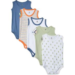 Hudson Baby Unisex Baby Cotton Sleeveless Bodysuits in Saudi Arabia