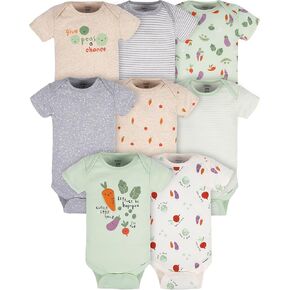 ملابس داخلية قصيرة الأكمام من Gerber للجنسين للأطفال مكونة من 8 قطع in Kuwait
