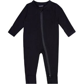 GUISBY Baby Footless Pajamas, Rayon of Bamboo, NB-2T | Rayon of bamboo softness, 2-way zipper, fold-over mittens, footless or footed comfort, sleep & daily wear in Saudi Arabia