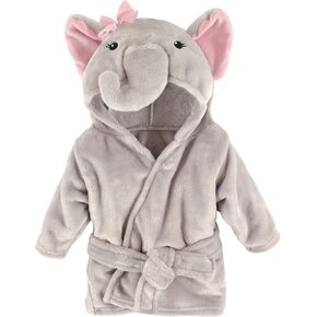 Hudson Baby Unisex Baby Plush Animal Face Bathrobe in Saudi Arabia