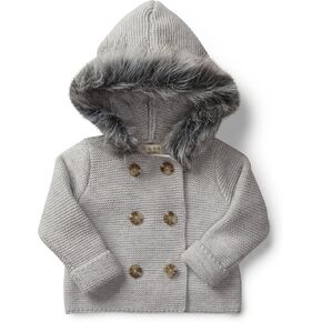 Faux Fur Hooded Sweater in Saudi Arabia