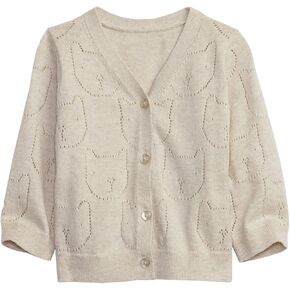 GAP Unisex Baby Pointelle Cardigan Sweater in Kuwait