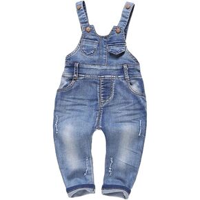 Baby Denim Overalls, 12M-4T Todder Soft Jean Dungaree Pants in Saudi Arabia