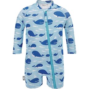 JAN & JUL Long Sleeve 1-pc UV Jumpsuit Rash Guard (Baby, Toddler)