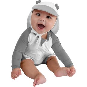 ملابس سباحة من قطعة واحدة للأطفال والرضع من Cuddle Club | بدلة شمسية للرضع بعامل حماية من الأشعة فوق البنفسجية 50+ طوال اليوم للحماية من الأشعة فوق البنفسجية