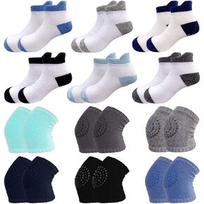 HOUSEYUAN الطفل الزحف المضادة للانزلاق منصات الركبة ومضادة للانزلاق طفل الفتيان الفتيات الجوارب الرضع للجنسين طفل رضيع in Kuwait