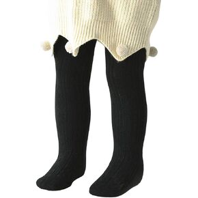 Baby Toddler Girls Cable Knit Tights, Non-Slip Footed Stockings | Cable Knit Texture, Non-Slip Sole Design, Footed Tight Style, Baby Girl Fit, Newborn to Toddler Sizes in Saudi Arabia