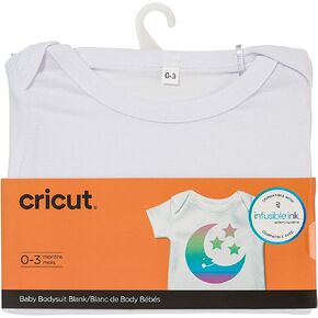 Cricut womens Baby Bodysuit BLANK BODY SUIT 0 3 MONTH, White, 0-3 Months US