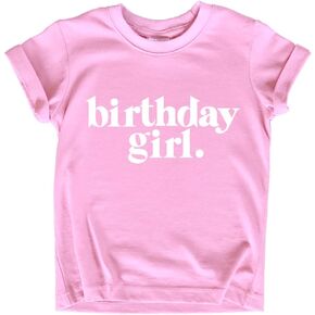 Birthday Girl Shirt Outfit Year Old Kids for Toddler 1st 2nd 3rd 4th 5th 6th 7th in Saudi Arabia