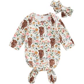 فساتين أطفال معقودة من CIYCUIT لحديثي الولادة عند عودتهم إلى المنزل من ملابس المستشفى in Kuwait