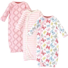 Touched by Nature Unisex Baby Organic Cotton Kimono Gowns in Saudi Arabia