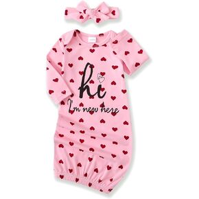 NZRVAWS ثوب نوم للأطفال حديثي الولادة من القطن بأكمام طويلة وأكياس نوم للأطفال الرضع والأولاد والبنات مجموعة ملابس منزلية قادمة in Kuwait