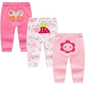 Kiddiezoom Baby Warmer Pants Lovely Boys Girls Solid Pant Trousers Leggings 0-24Month