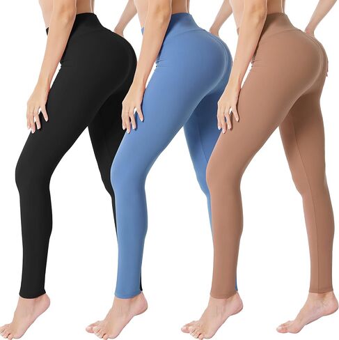 VALANDY High Waisted Leggings for Women Buttery Soft Stretchy Tummy Control Workout Yoga Running Pants One&Plus Size in Saudi Arabia