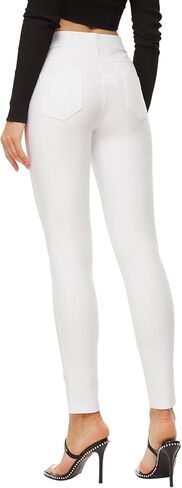 Ginasy Dress Pants for Women Business Casual Stretch Pull On Work Office Dressy Leggings Skinny Trousers with Pockets in Saudi Arabia