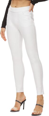 Ginasy Dress Pants for Women Business Casual Stretch Pull On Work Office Dressy Leggings Skinny Trousers with Pockets in Saudi Arabia
