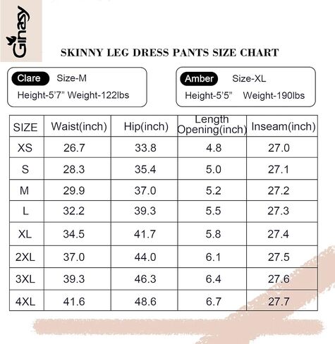 Ginasy Dress Pants for Women Business Casual Stretch Pull On Work Office Dressy Leggings Skinny Trousers with Pockets in Saudi Arabia