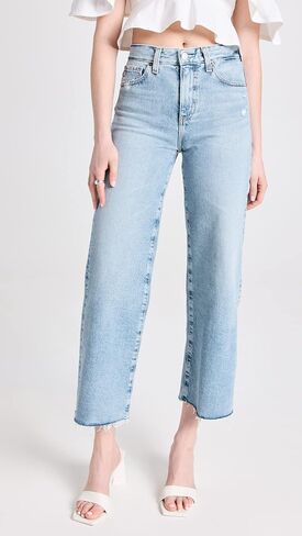 AG Adriano Goldschmied Women's Saige Wide Leg Jeans in Saudi Arabia