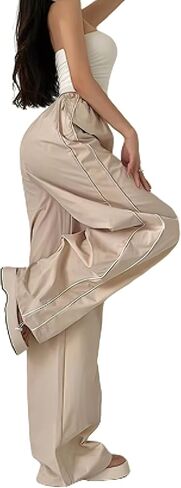 XPONNI Track Pants Women Baggy Pants Y2k Pants Parachute Pants for Women Y2K Clothing in Kuwait