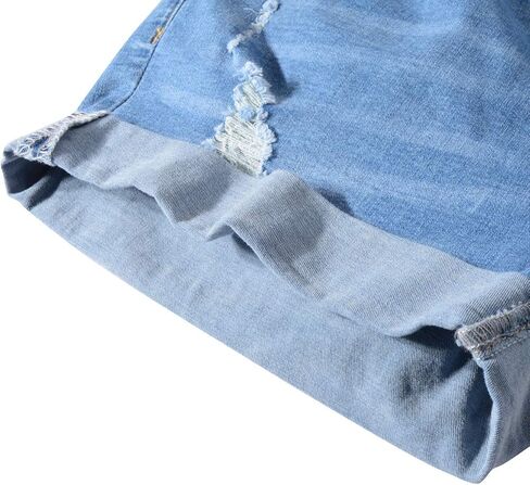 vanberfia Women's Stretchy Denim Jean Shorts with Pockets… in Saudi Arabia
