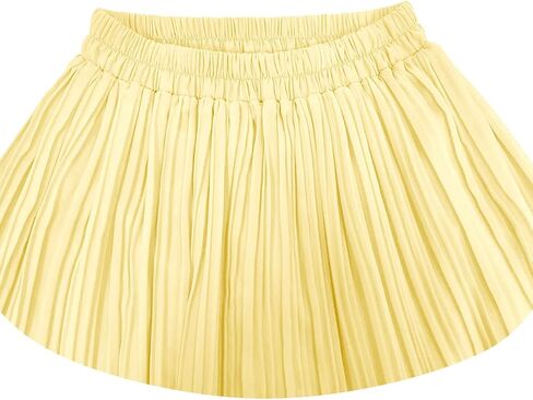 Kingfancy Women's Pleated Skirt Chiffon Elastic Waist A-Line Midi Length Skirt in Saudi Arabia