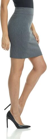 Rekucci Women's Ease Into Comfort Above The Knee Stretch Pencil Skirt 19 inch in Kuwait