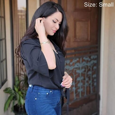 Women's Casual Floral Blouse Batwing Sleeve Loose Fitting Shirts Boho Knot Front Tops in Kuwait