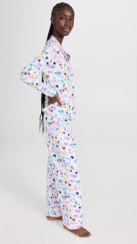 قميص بولو نسائي من Roller Rabbit X Kerri Rosenthal Starry Starry Love بأكمام طويلة in Kuwait