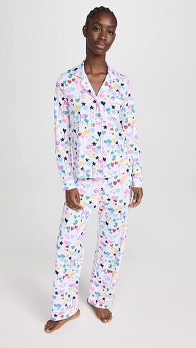 قميص بولو نسائي من Roller Rabbit X Kerri Rosenthal Starry Starry Love بأكمام طويلة in Kuwait