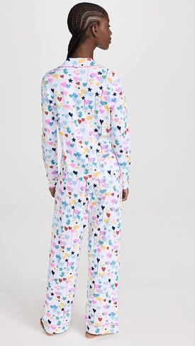 قميص بولو نسائي من Roller Rabbit X Kerri Rosenthal Starry Starry Love بأكمام طويلة in Kuwait