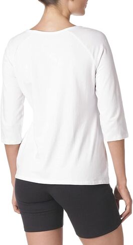 Hanes Women's Raglan Sleeve Tee, Women’s Stretch Cotton Tee, Women’s Crewneck Tee in Saudi Arabia