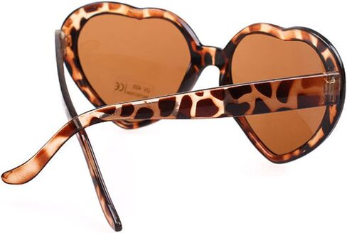 Armear Women Fashion Oversized Heart Shaped Retro Sunglasses Cute Eyewear UV400 in Saudi Arabia