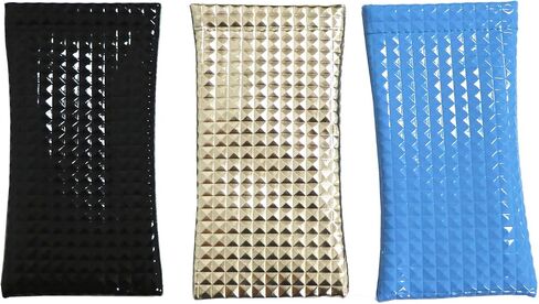 PACK of 3 pcs Squeeze Top Sunglasses Pouch Eyeglass Cases Eyeglass Holder in Kuwait