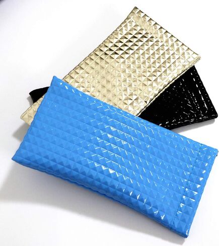 PACK of 3 pcs Squeeze Top Sunglasses Pouch Eyeglass Cases Eyeglass Holder in Kuwait