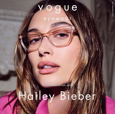 Vogue Eyewear Women's X Hailey Bieber Collection Vo5443 Cat Eye Prescription Eyewear Frames in Saudi Arabia