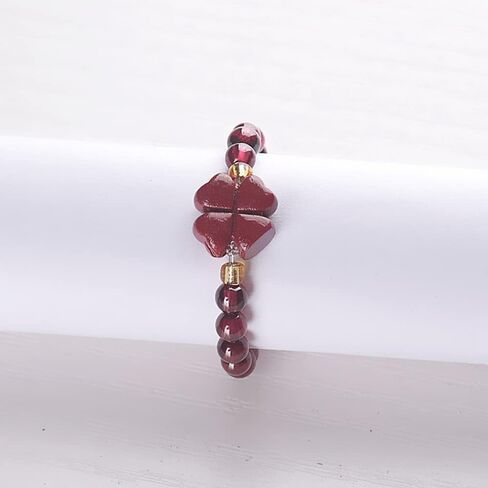 18K amethyst four-leaf clover ring for women in Saudi Arabia