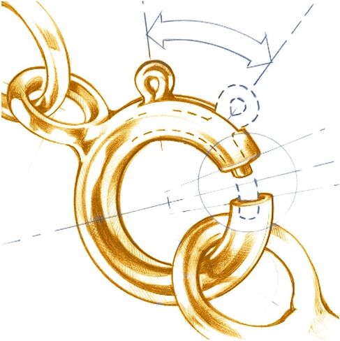 Wellingsale 14k 3 ثلاثي الألوان أبيض أصفر وذهب وردي مصقول 10 ملم قلادة مجوفة فاخرة - 18 بوصة in Kuwait