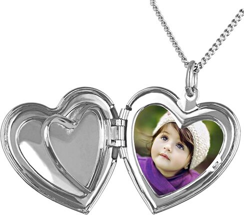 LIFETIME JEWELRY Antique Heart Locket Necklace That Holds Pictures 24k Gold Plated in Kuwait