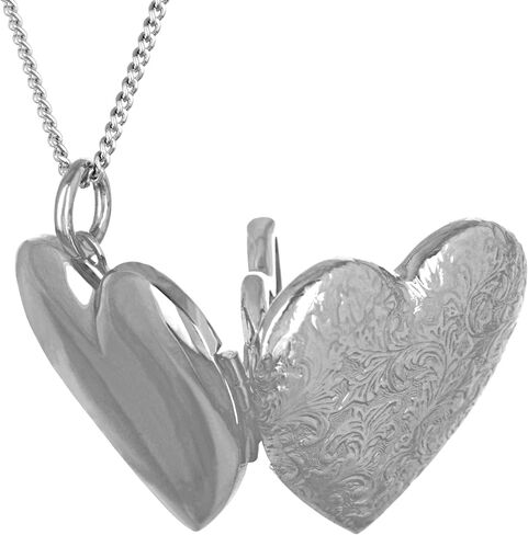 LIFETIME JEWELRY Antique Heart Locket Necklace That Holds Pictures 24k Gold Plated in Saudi Arabia