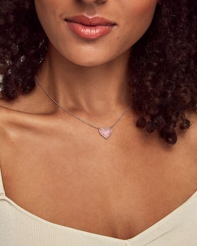 Kendra Scott Ari Heart Adjustable Length Pendant Necklace for Women, Fashion Jewelry in Saudi Arabia