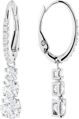Swarovski Attract Trilogy Crystal Necklace and Earrings Jewelry Collection in Saudi Arabia