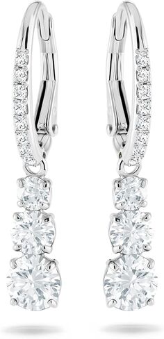 Swarovski Attract Trilogy Crystal Necklace and Earrings Jewelry Collection in Saudi Arabia