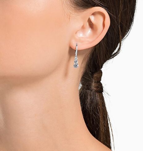 Swarovski Attract Trilogy Crystal Necklace and Earrings Jewelry Collection in Saudi Arabia