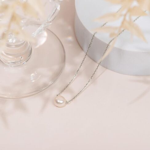 PAVOI Handpicked AAA+ Freshwater Cultured Single Pearl Necklace Pendant | Gold Necklaces for Women in Saudi Arabia